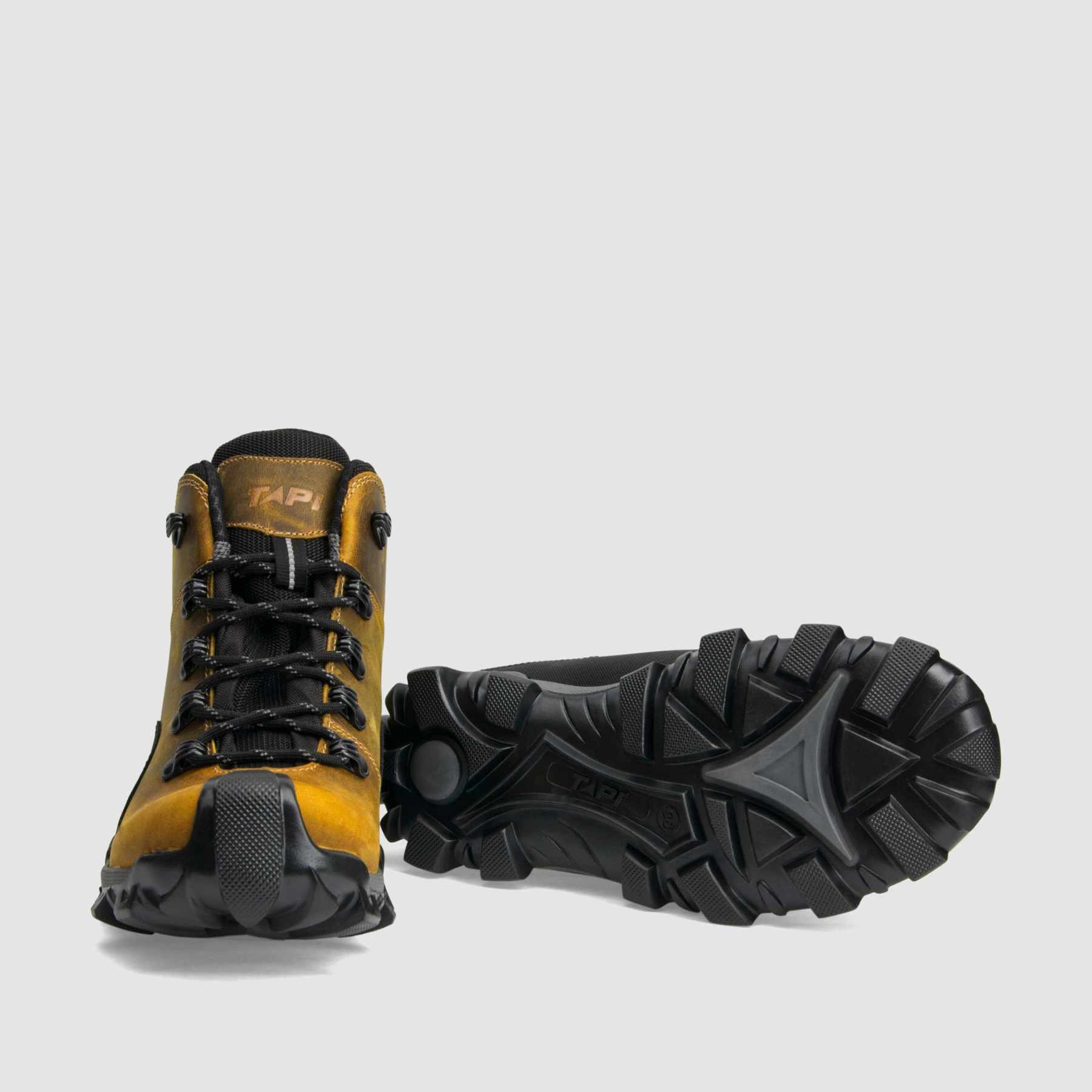 TAPI A-9012 trekking boot, yellow oiled leather, waterproof 