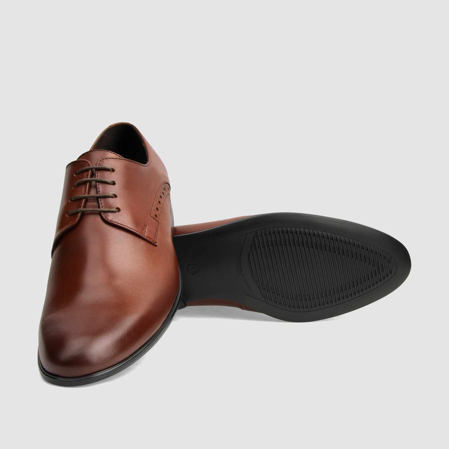 TAPI formal shoes AB-6448 brown smooth leather 