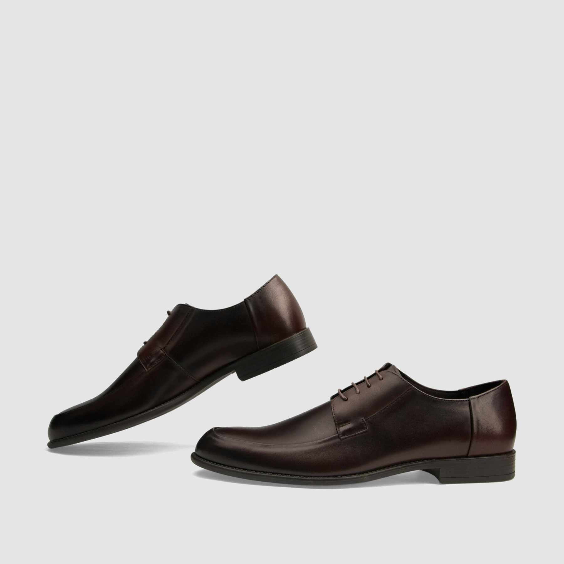 TAPI B-7256 formal shoe, brown smooth leather