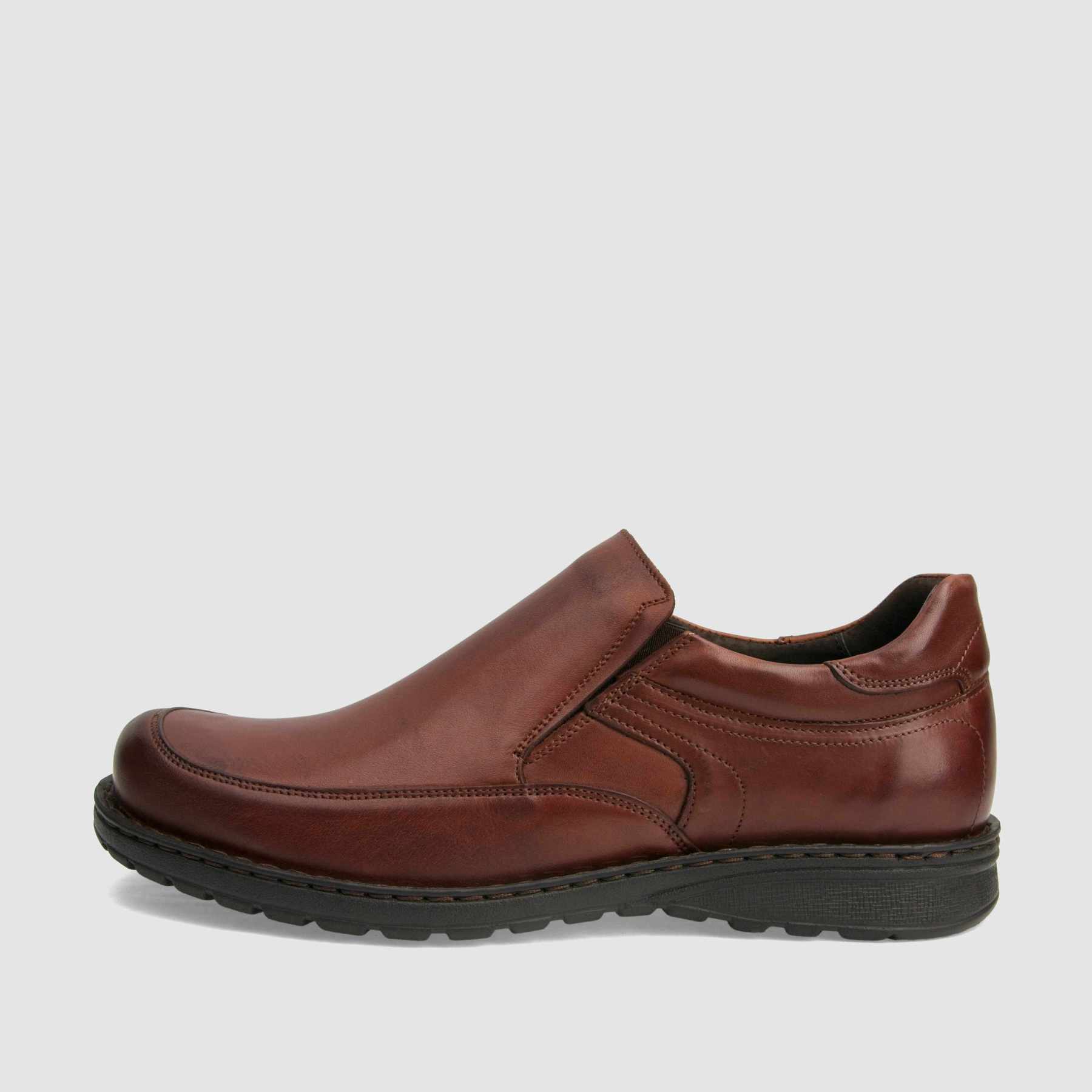 Casual shoe TAPI B-7271 brown smooth leather 
