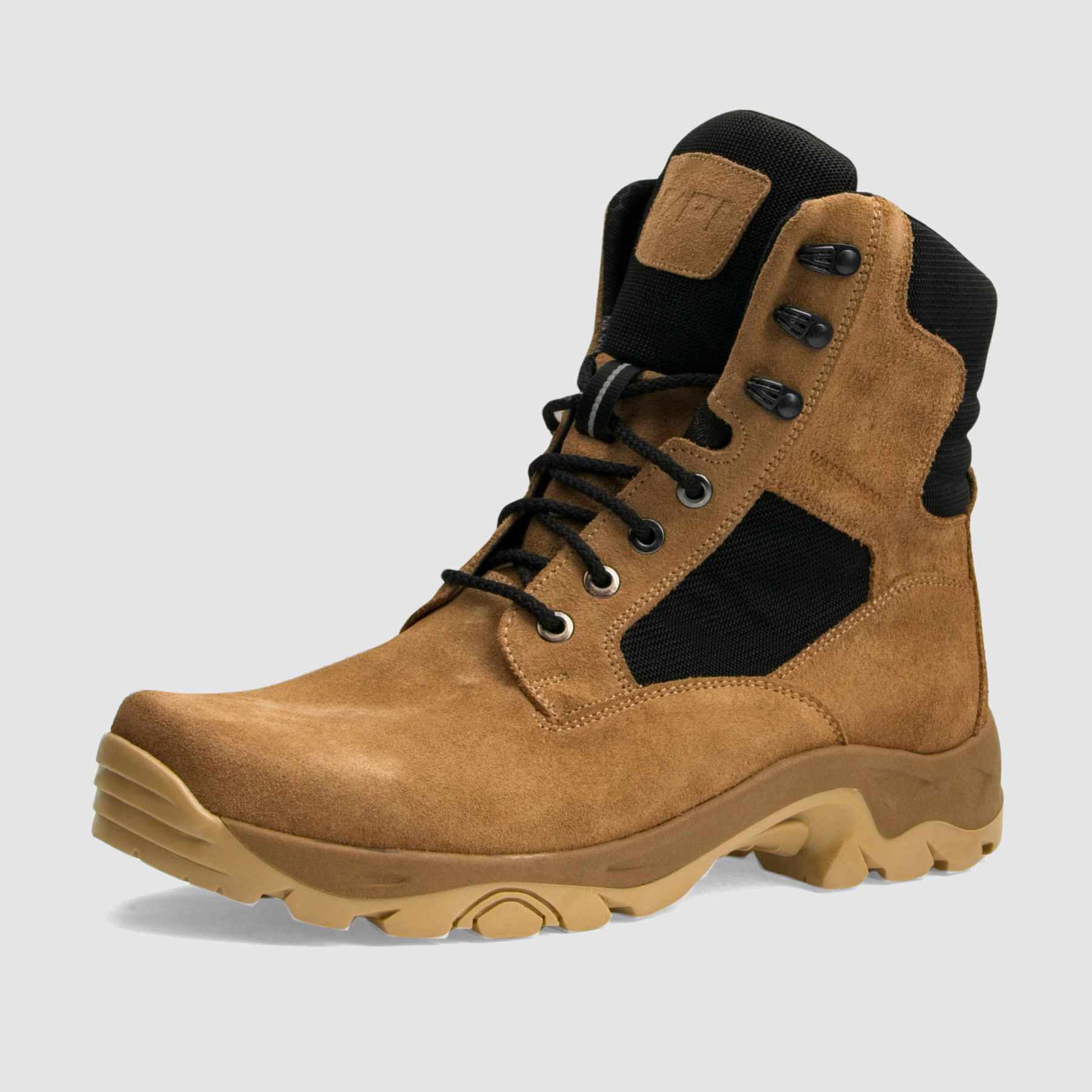 TAPI B-9146 trekking boot, beige, waterproof velour