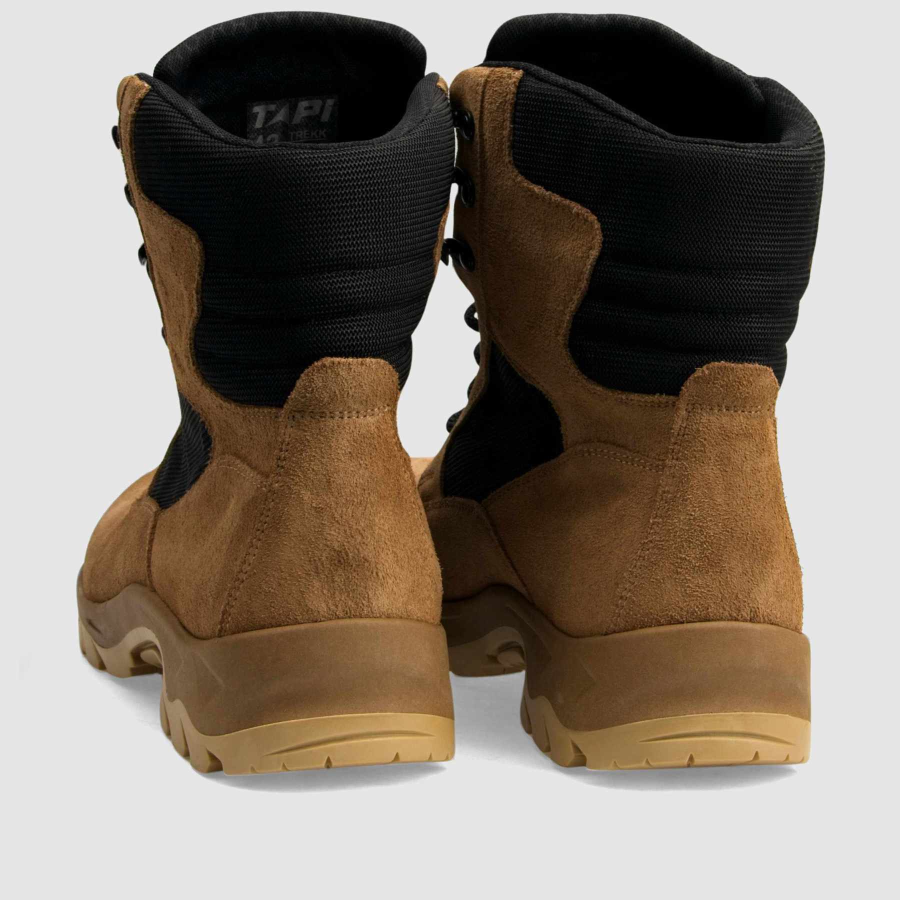 TAPI B-9146 trekking boot, beige, waterproof velour