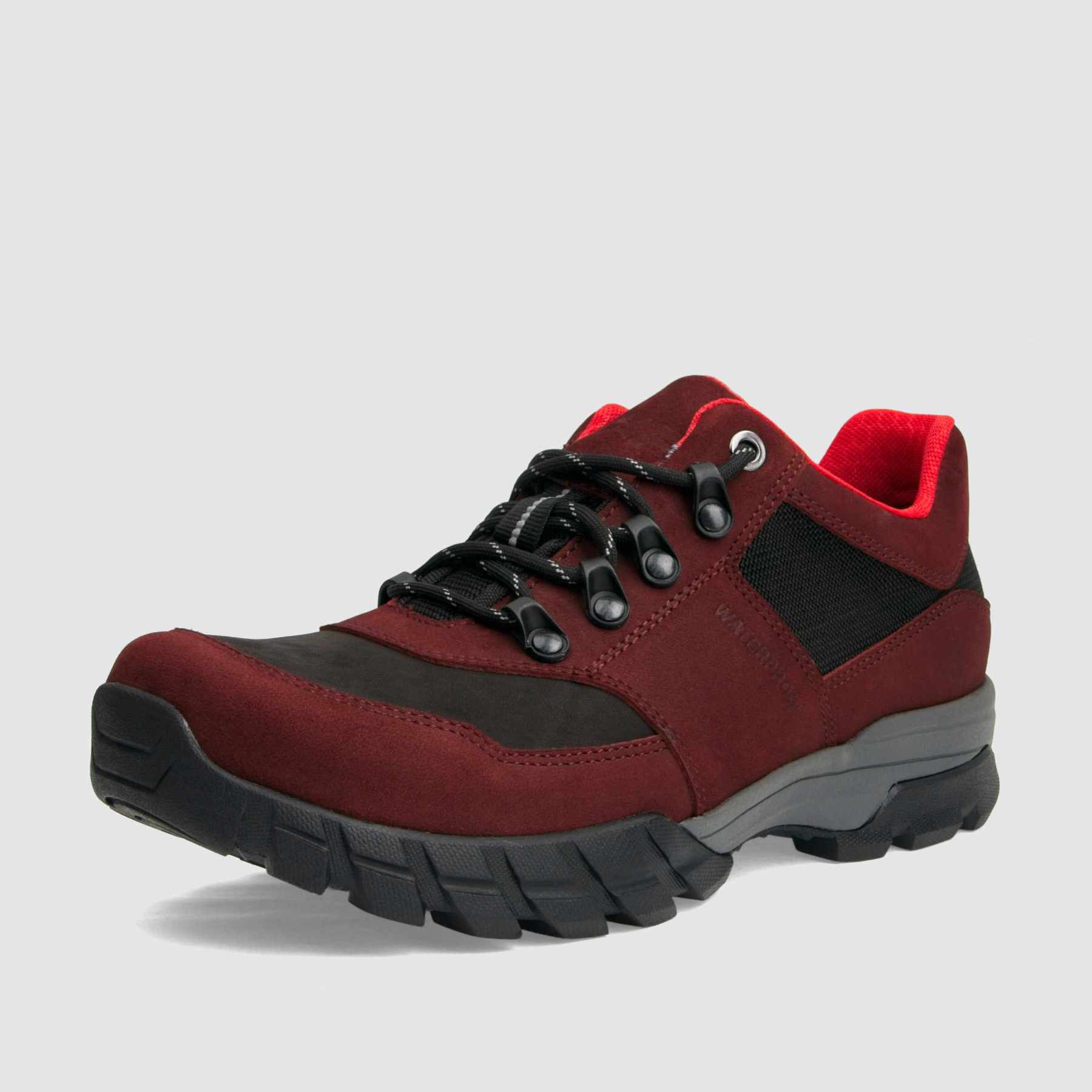 TAPI B-9155 trekking shoes, burgundy, waterproof nubuck 