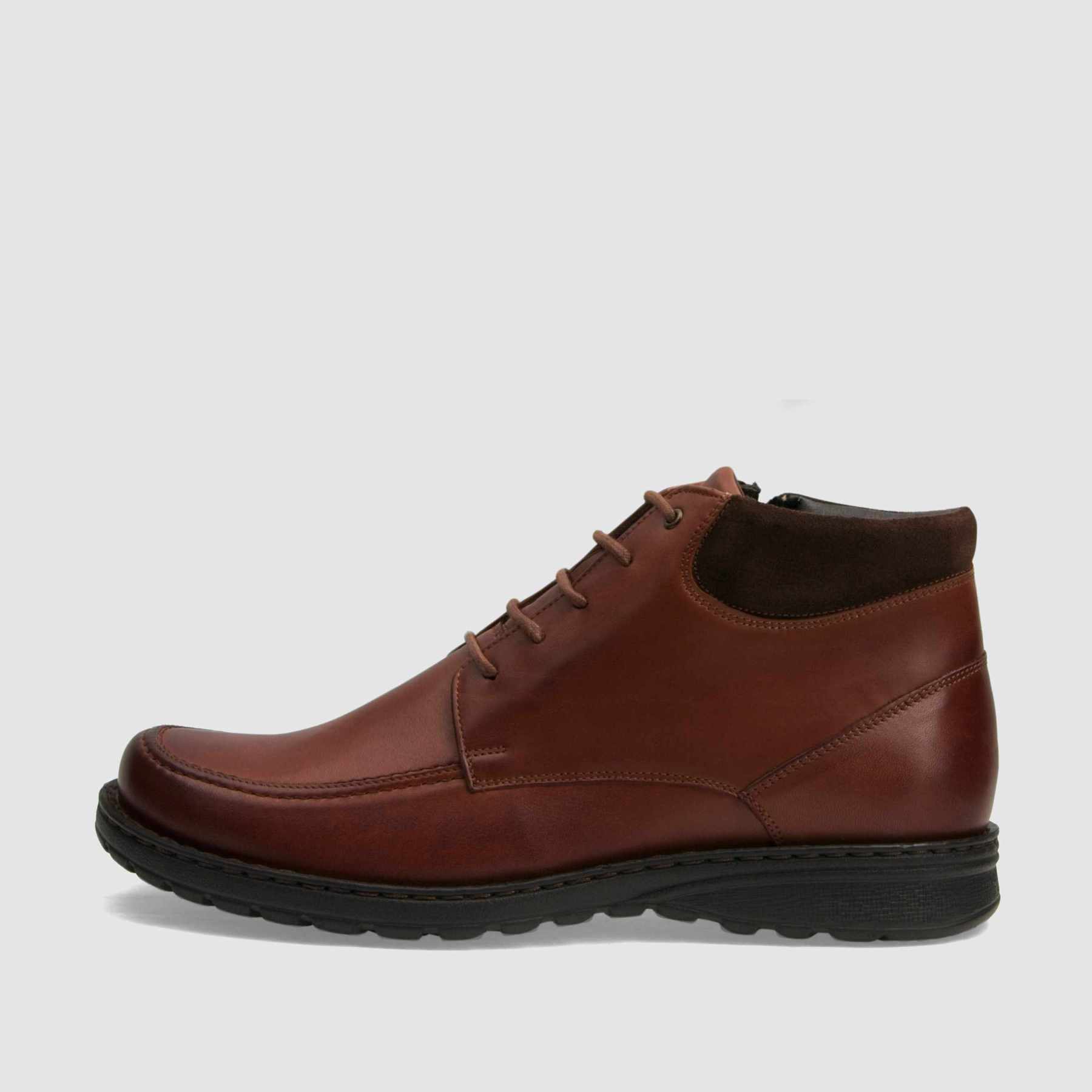 Casual ankle boot TAPI C-2471 brown smooth leather