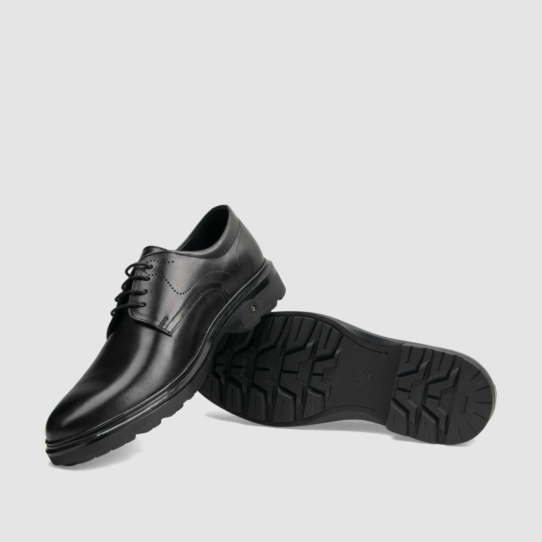 TAPI C-7455 formal shoe, black grain leather