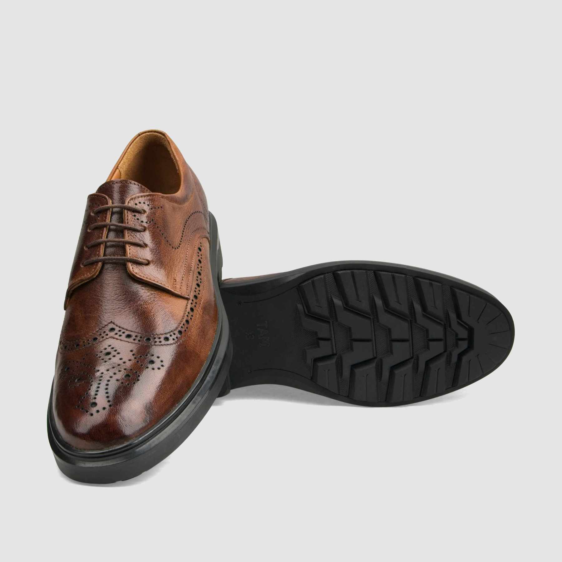 TAPI D-7454 formal shoe, goat grain leather