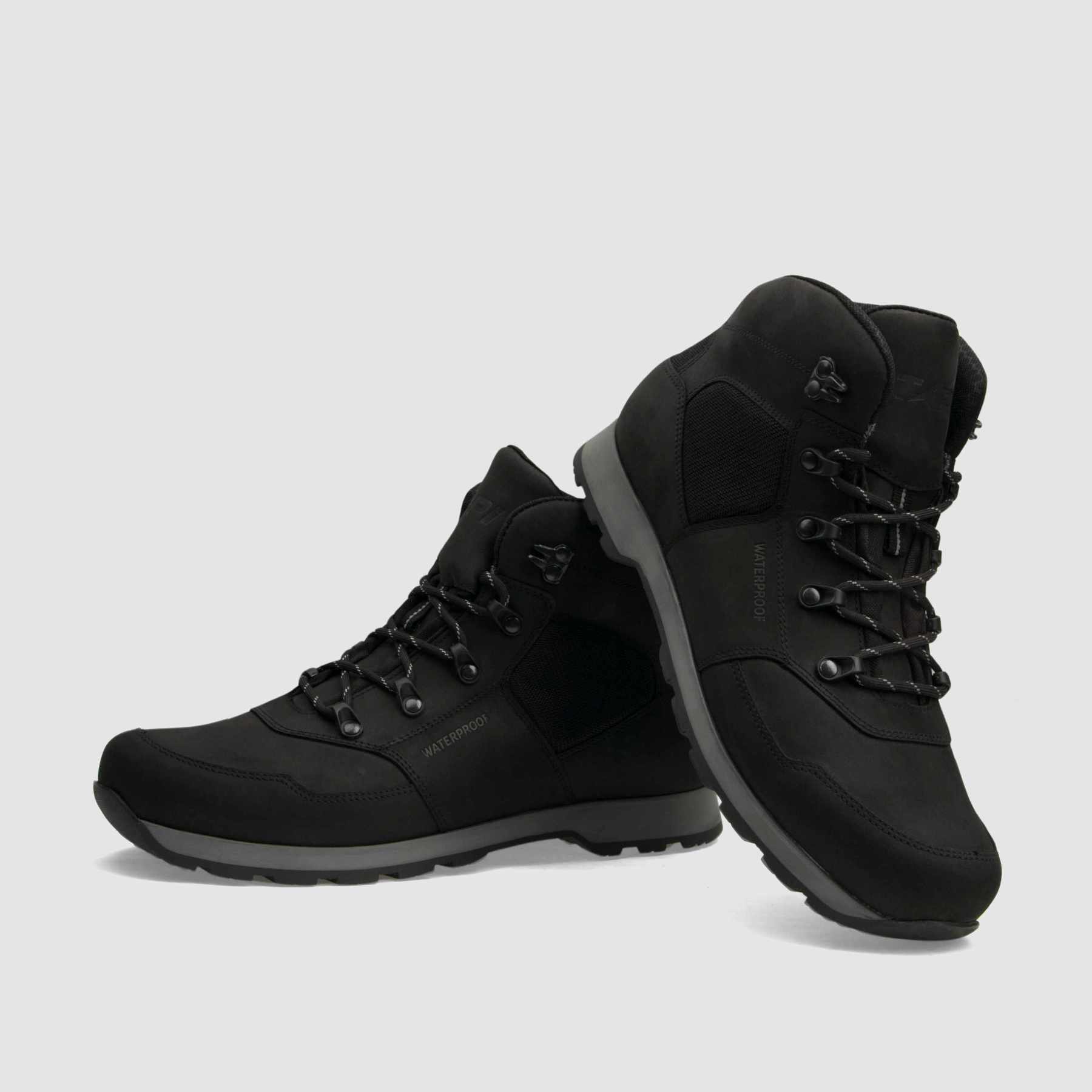 TAPI G-9137 trekking boot, black, waterproof nubuck 
