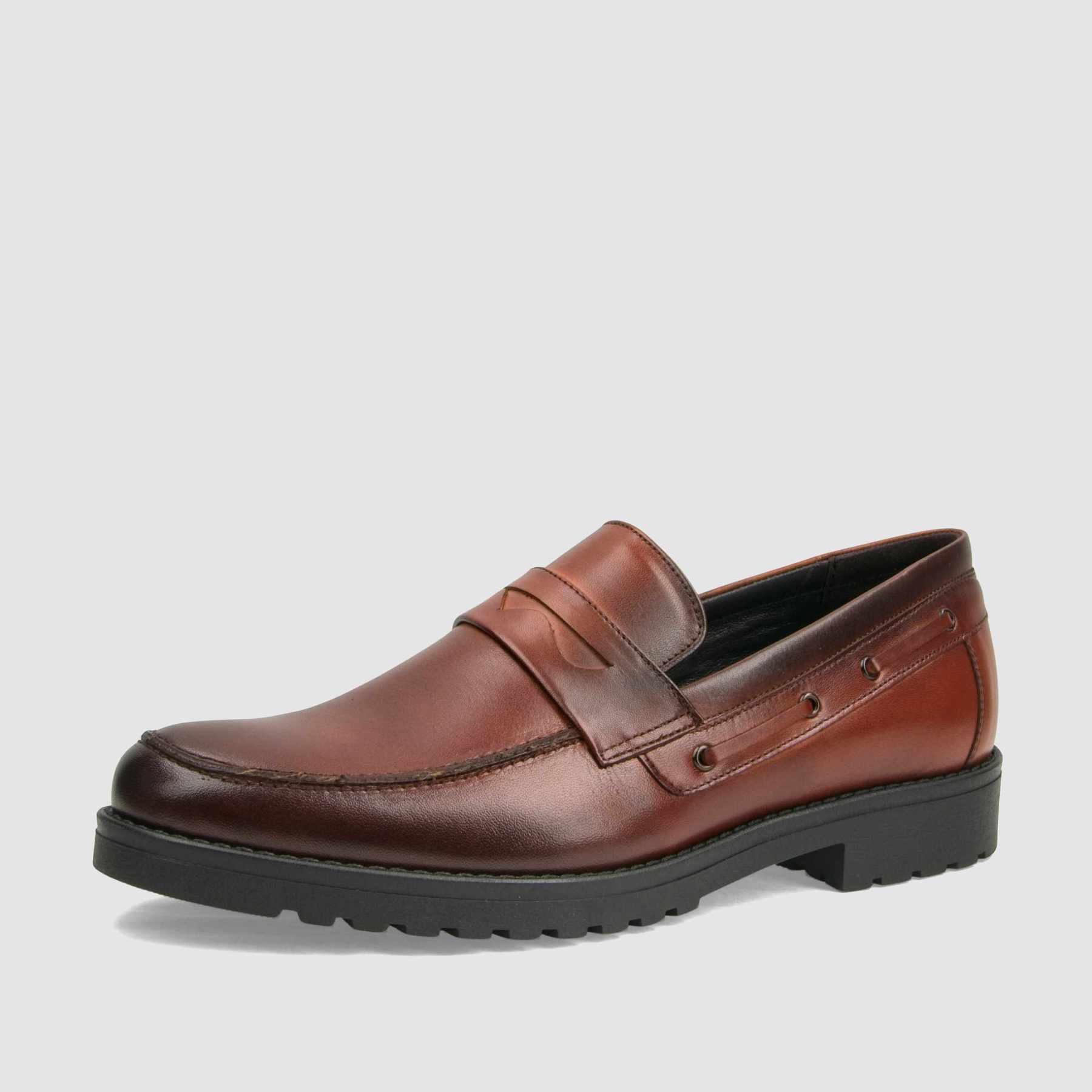 TAPI formal shoes I-7132 brown smooth leather