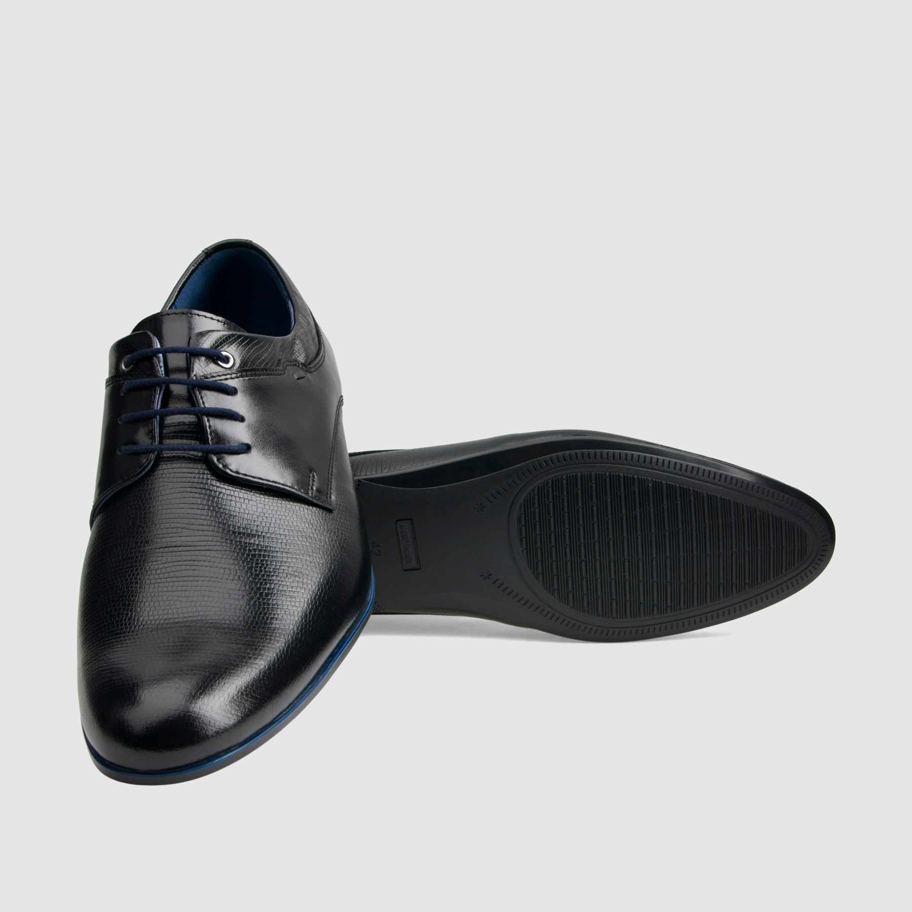 TAPI J-4575 formal shoe derby with blue lining 