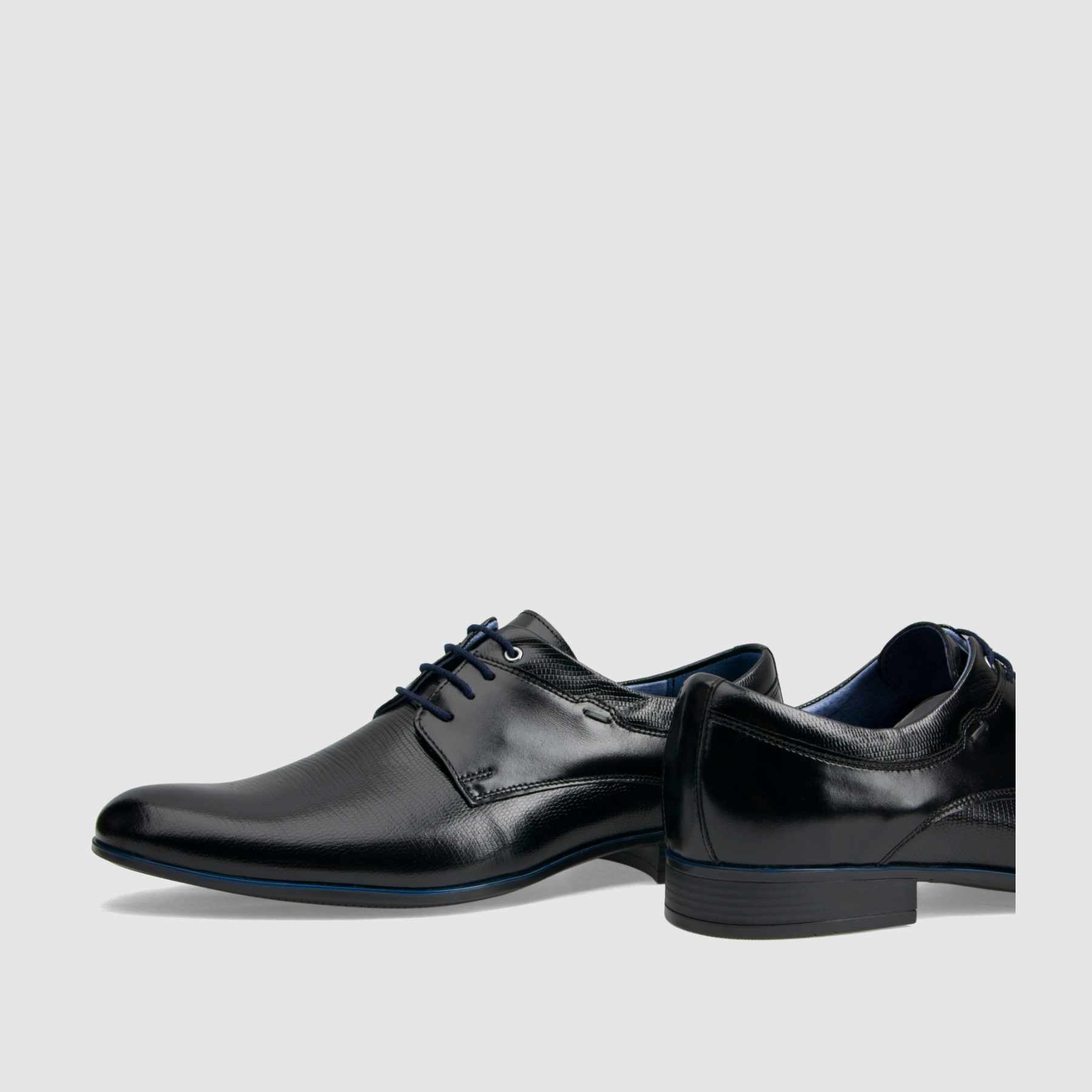 TAPI J-4575 formal shoe derby with blue lining 