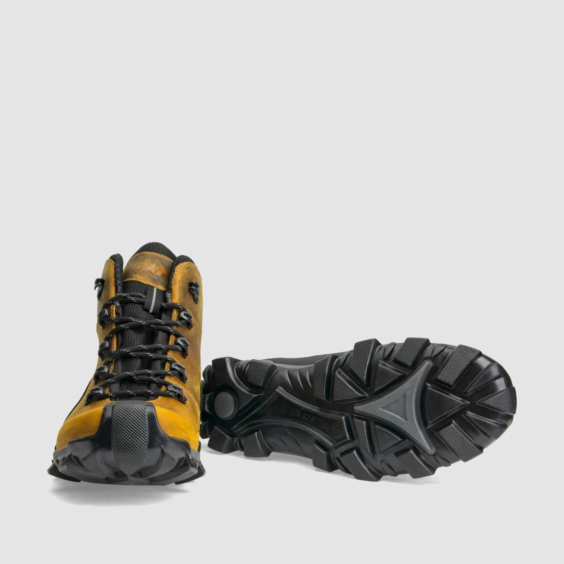 TAPI M-4163 trekking boot, yellow oiled leather, waterproof 