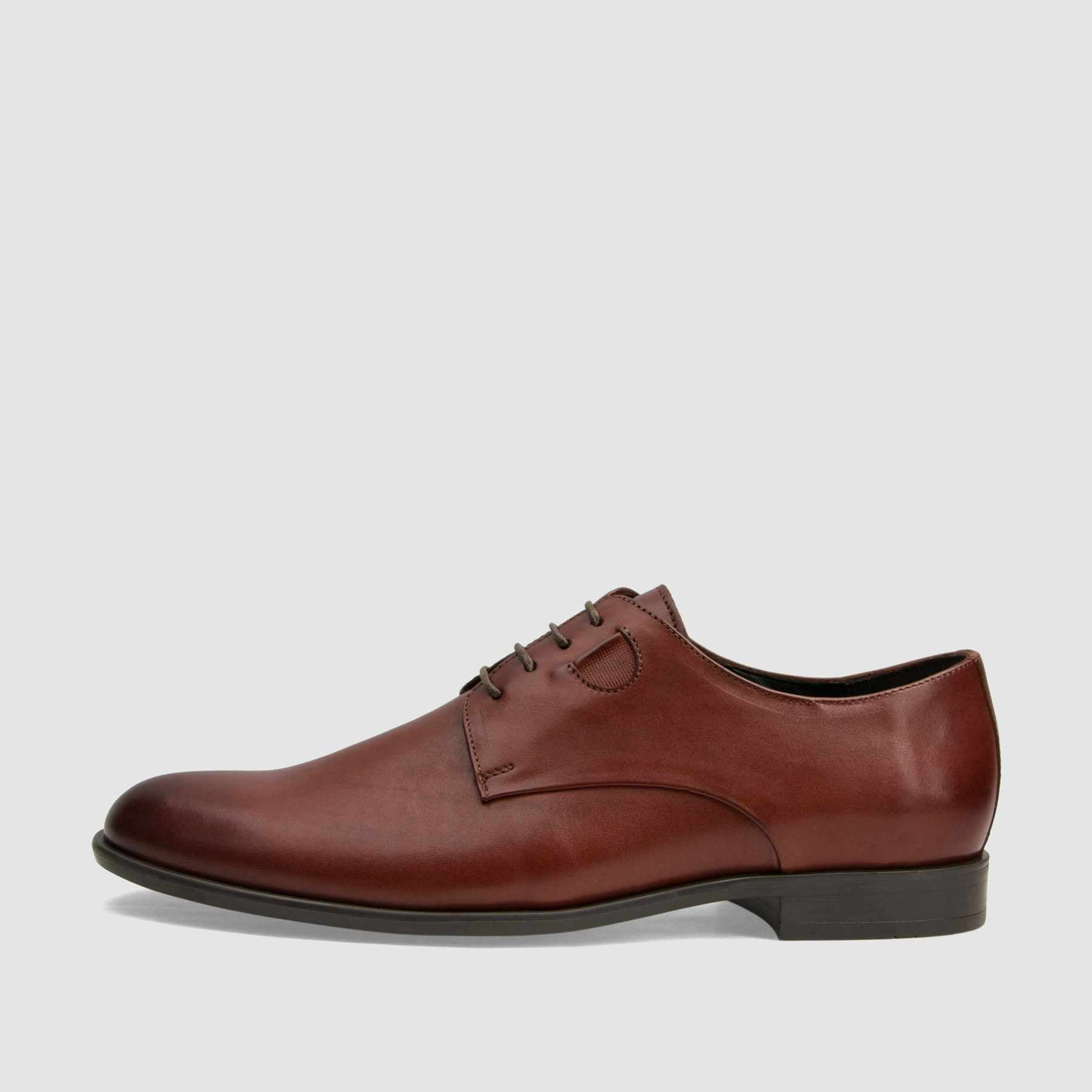 TAPI M-7205 formal shoe, brown grain leather