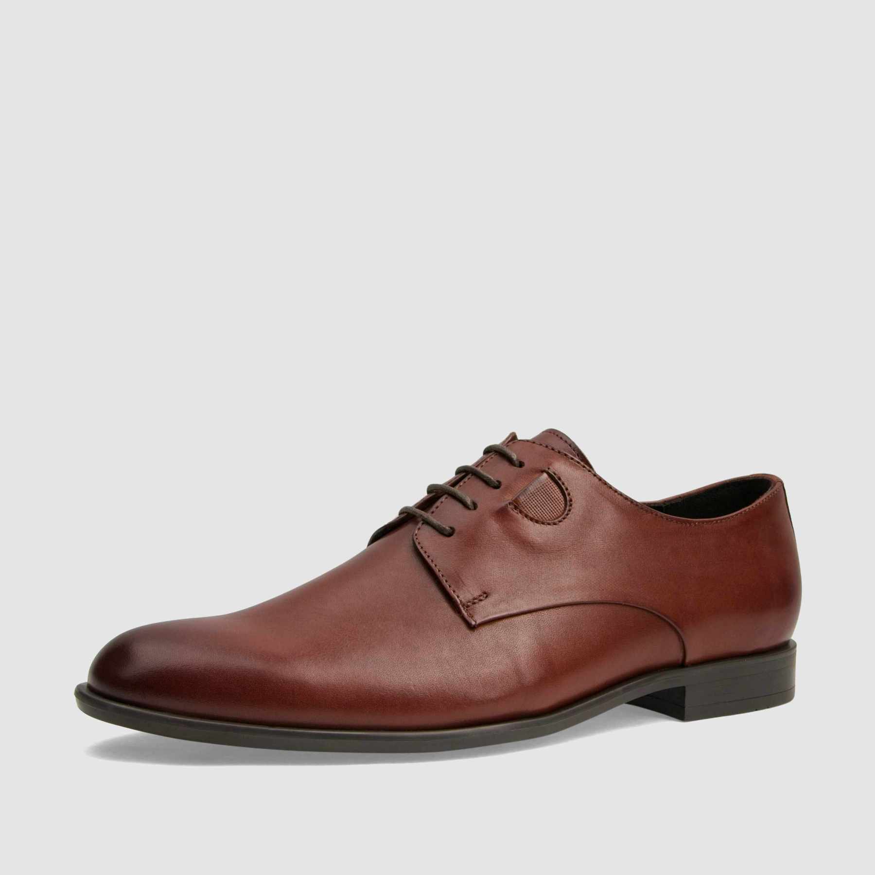 TAPI M-7205 formal shoe, brown grain leather
