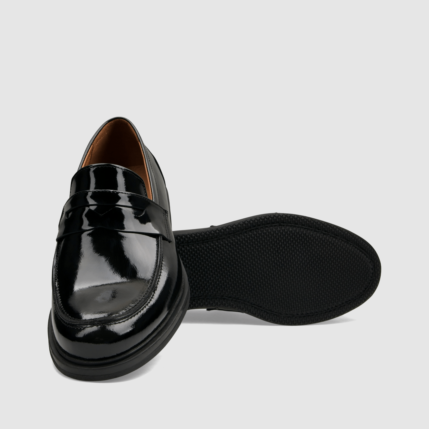Loafer TAPI D - 7542 czarna licowa skóra - TAPI nero - Półbuty eleganckie wzuwane - Czarny - 4