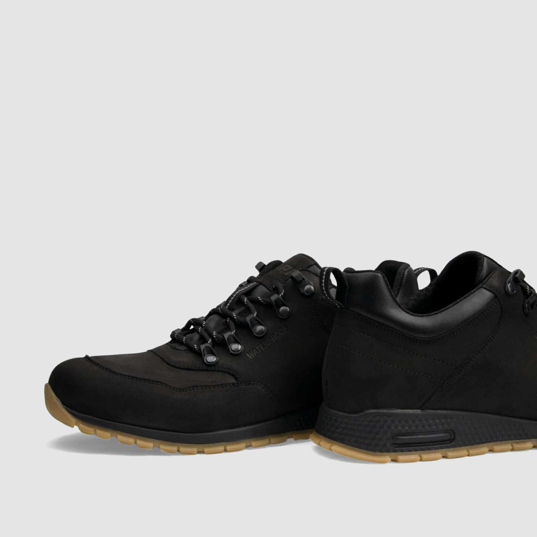 Półbut trekkingowy TAPI A - 9186 czarna nubukowa skóra - TAPI nero - Trzewiki trekkingowe męskie - 40 - 5