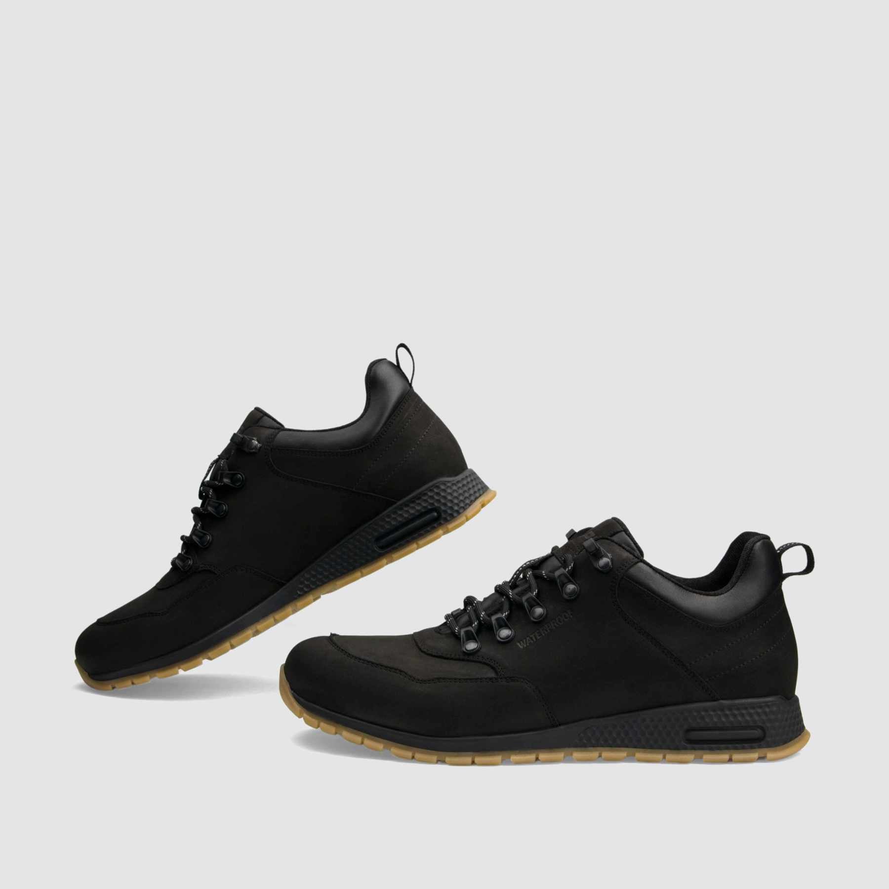 Półbut trekkingowy TAPI A - 9186 czarna nubukowa skóra - TAPI nero - Trzewiki trekkingowe męskie - 40 - 6