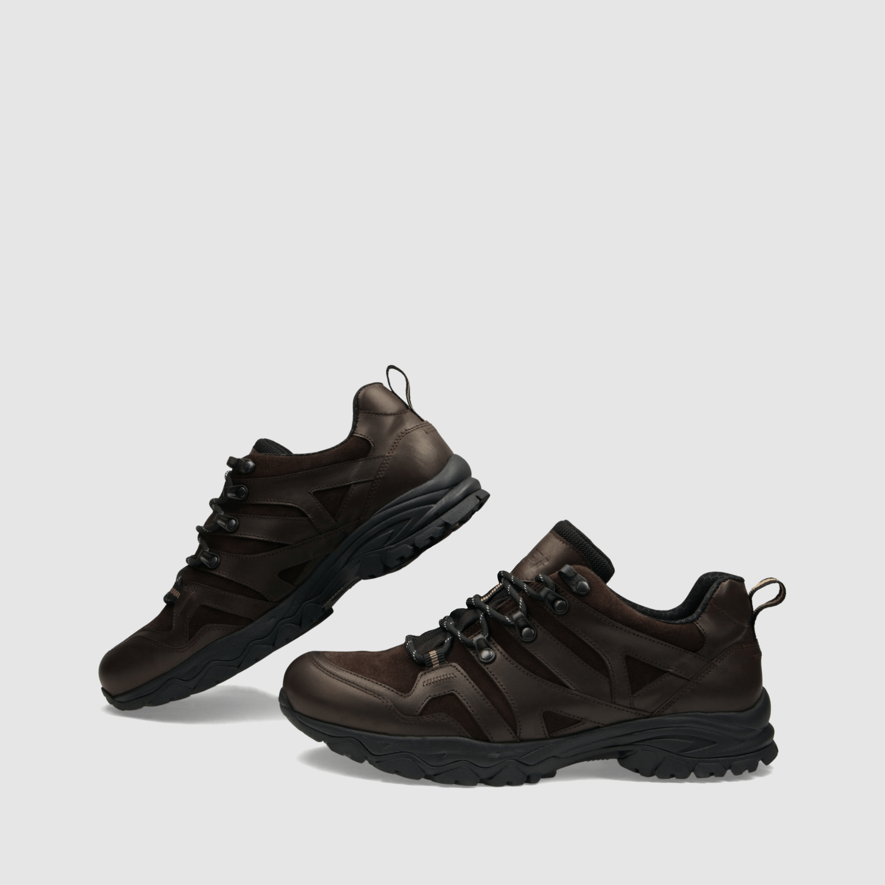 Półbut trekkingowy TAPI C - 9206 - brązowa licowa skóra - TAPI nero - Półbuty trekkingowe męskie - Brązowy - 6