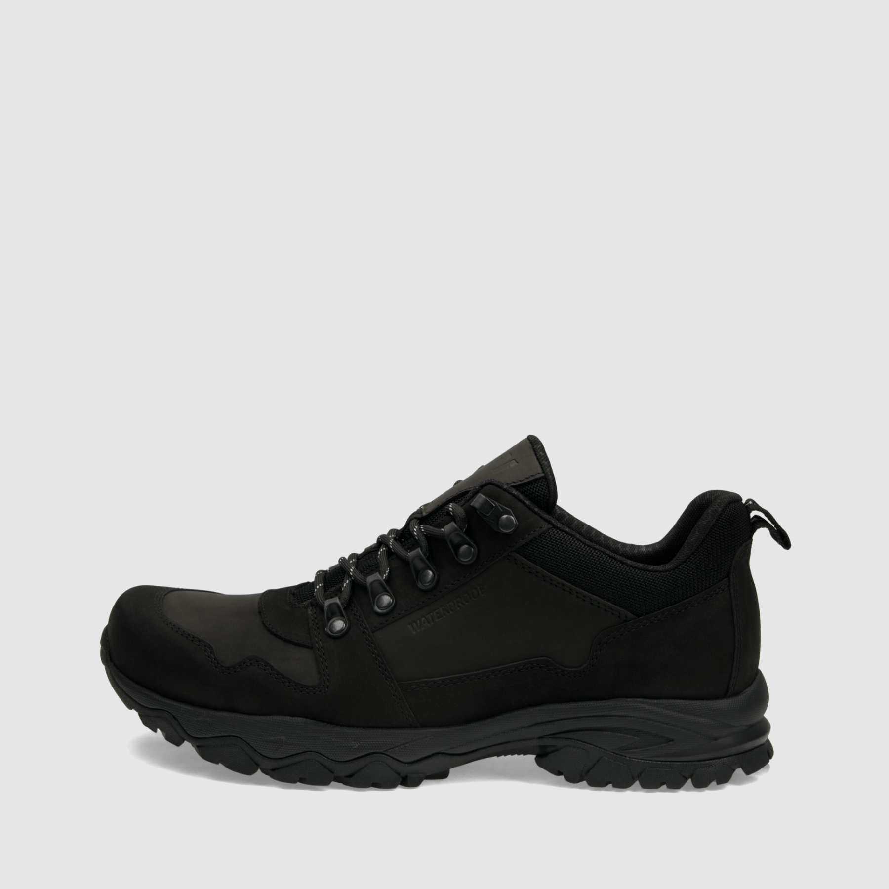 Półbut trekkingowy TAPI F - 9171 - czarna nubukowa skóra - TAPI nero - Półbuty trekkingowe męskie - Czarny - 2