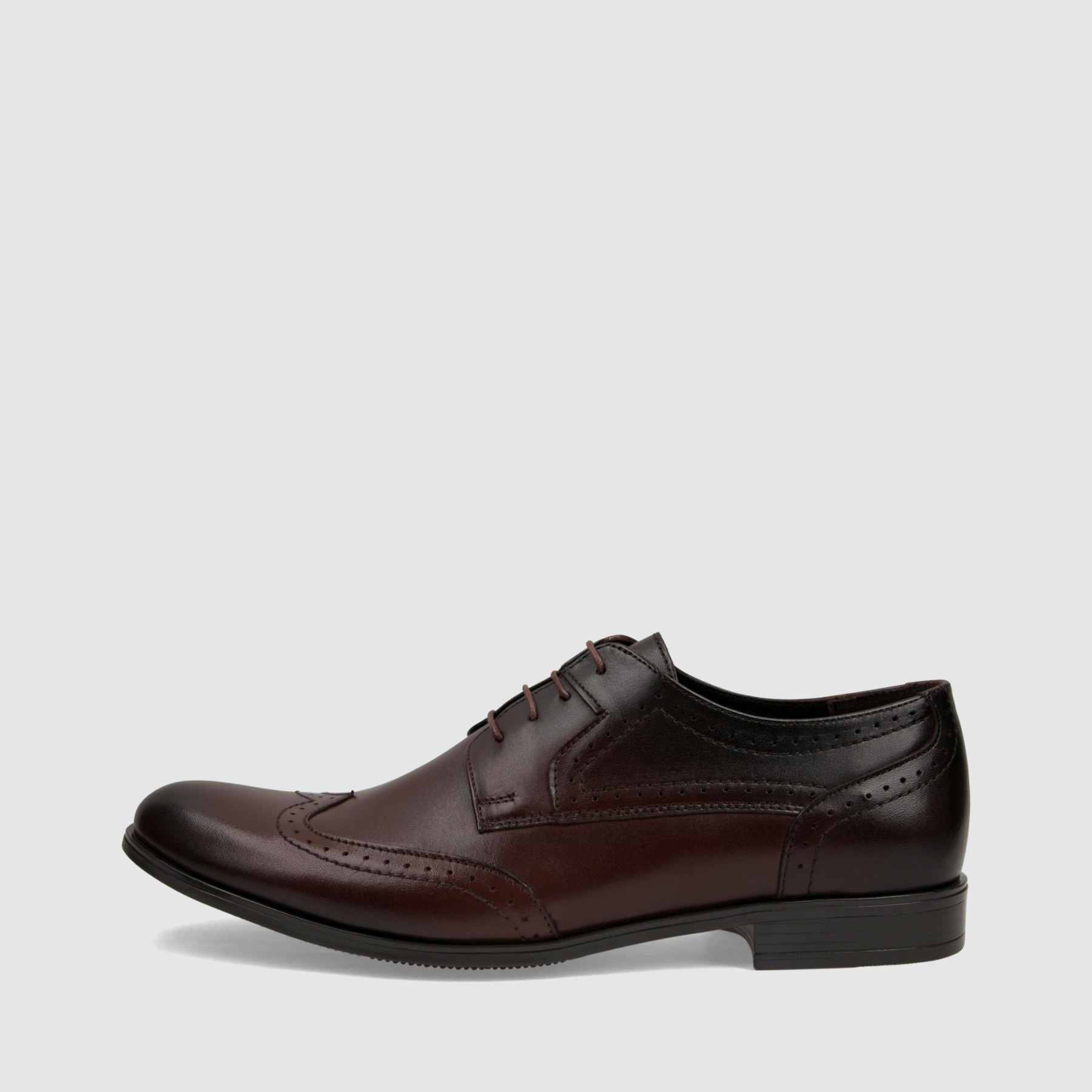 Półbut wizytowy TAPI H - 5651 brązowa licowa skóra - TAPI nero - Półbuty eleganckie sznurowane - Brązowy - 2