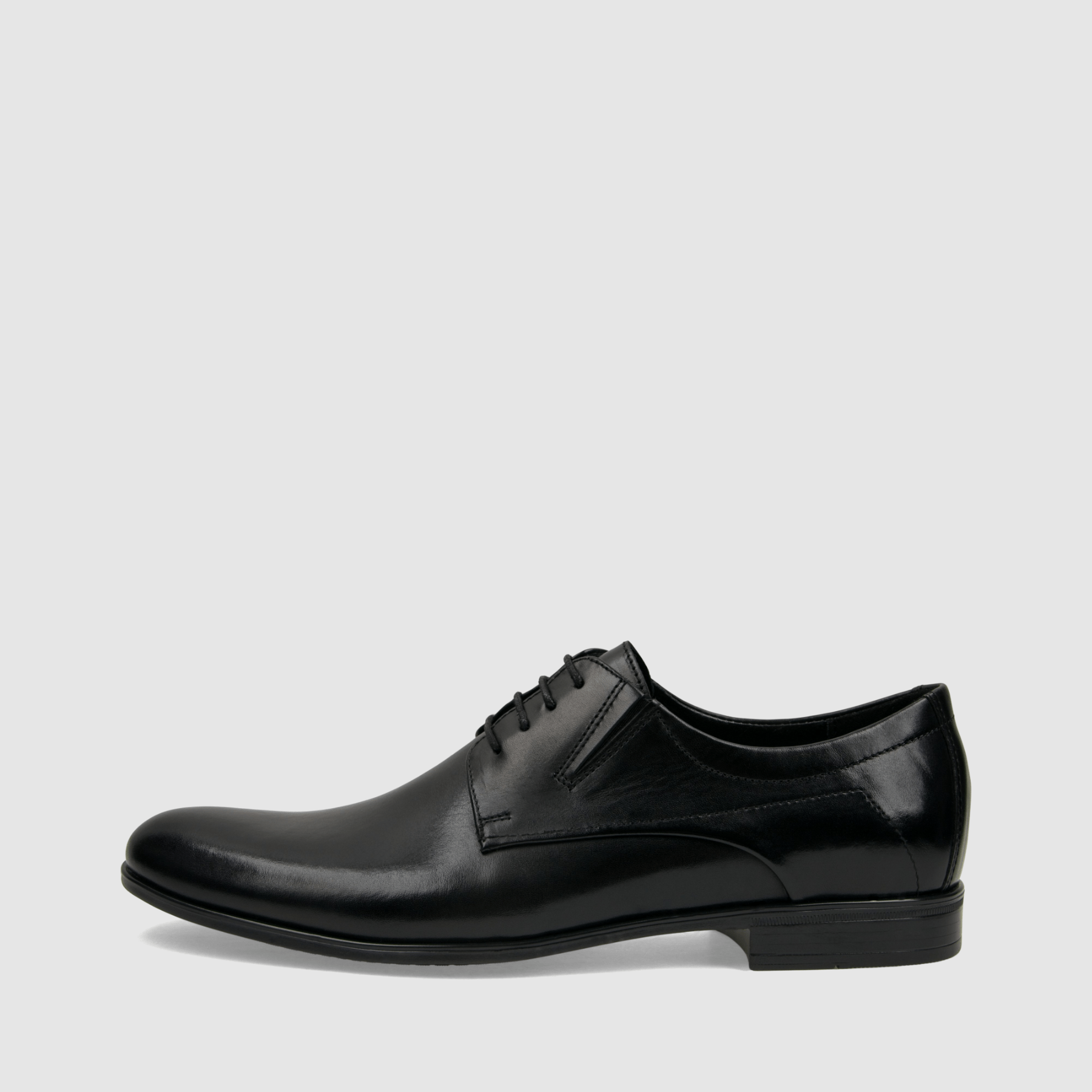 Półbut wizytowy TAPI M - 6022 czarna licowa skóra - TAPI nero - Półbuty eleganckie sznurowane - Czarny - 2