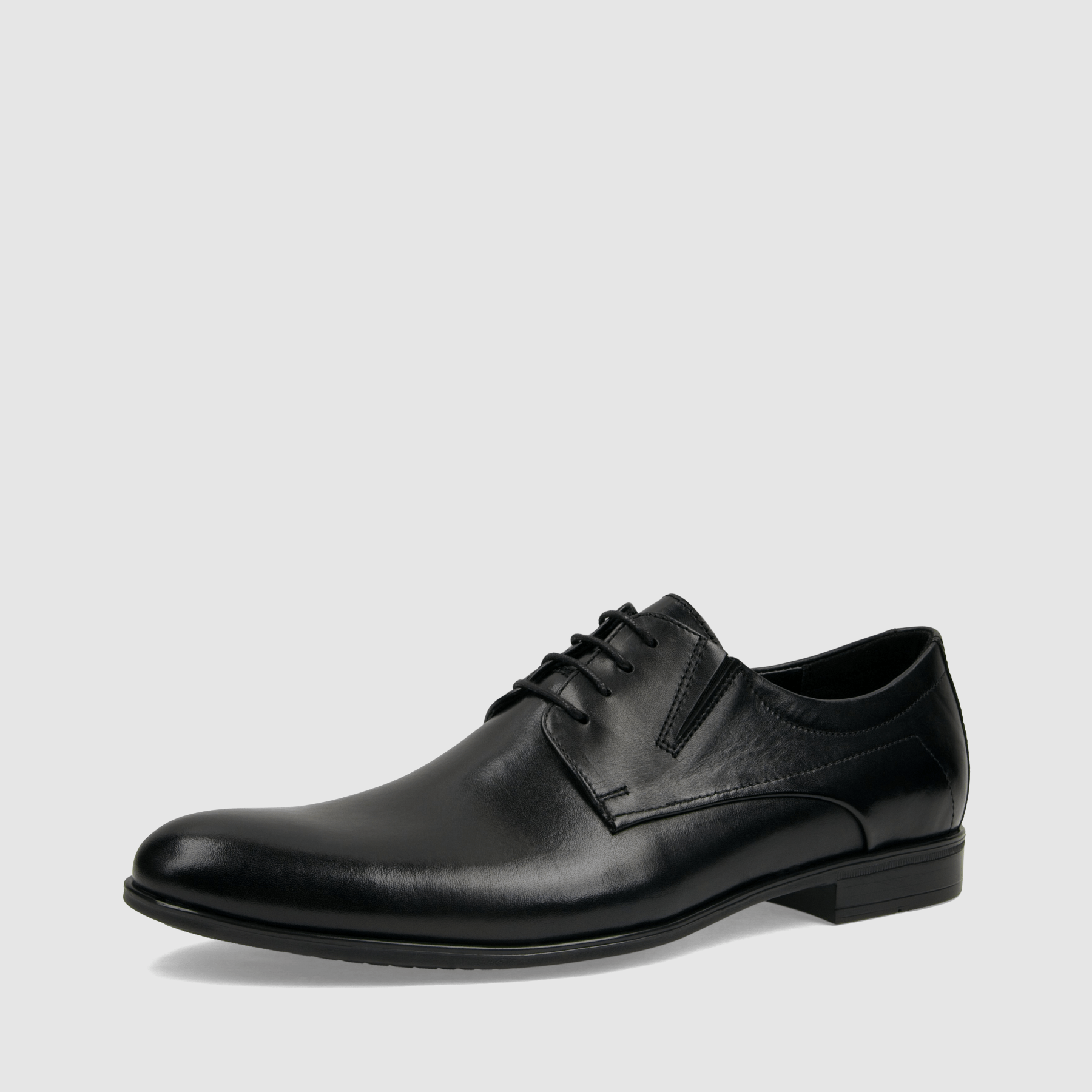 Półbut wizytowy TAPI M - 6022 czarna licowa skóra - TAPI nero - Półbuty eleganckie sznurowane - Czarny - 1