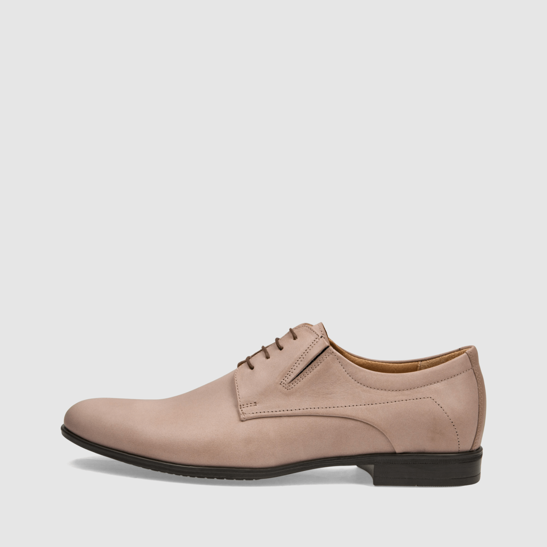 Półbut wizytowy TAPI N - 6022 beżowa licowa skóra - TAPI nero - Półbuty eleganckie sznurowane - Beżowy - 2