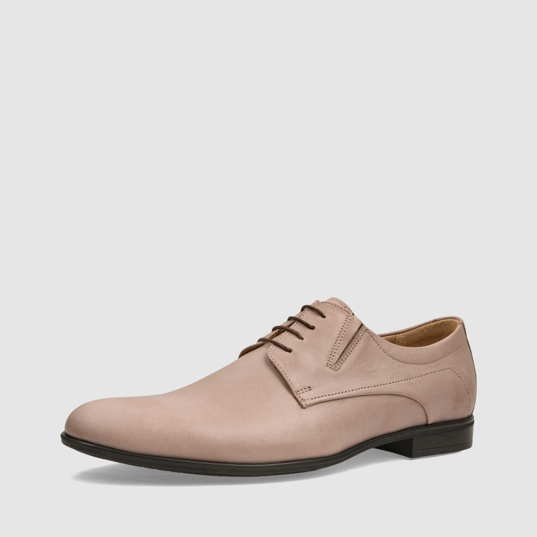 Półbut wizytowy TAPI N - 6022 beżowa licowa skóra - TAPI nero - Półbuty eleganckie sznurowane - Beżowy - 1