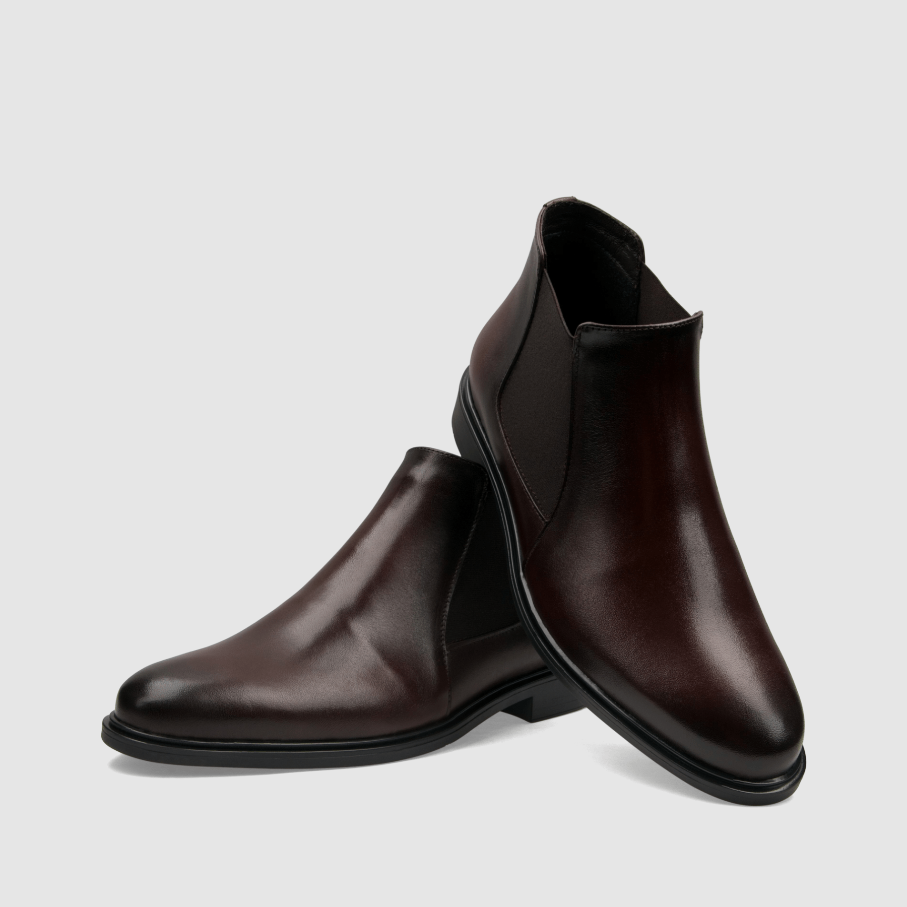 Sztyblety eleganckie TAPI G - 2410 ciemna brązowa licowa skora - TAPI nero - Sztyblety eleganckie - Brązowy - 3