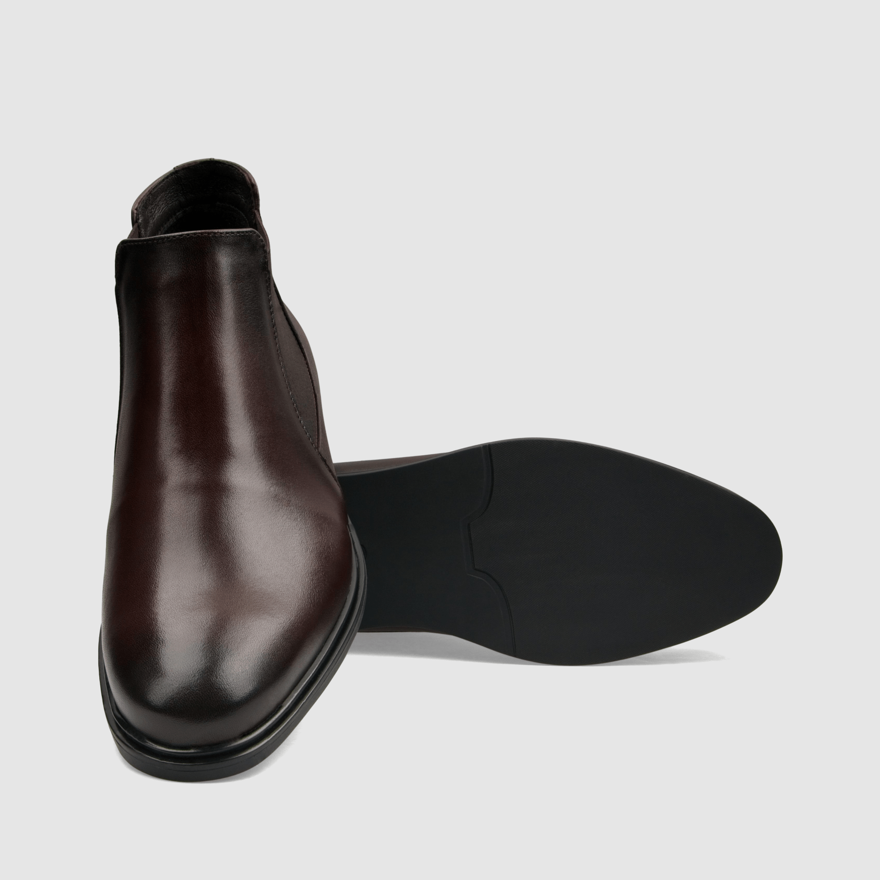 Sztyblety eleganckie TAPI G - 2410 ciemna brązowa licowa skora - TAPI nero - Sztyblety eleganckie - Brązowy - 4