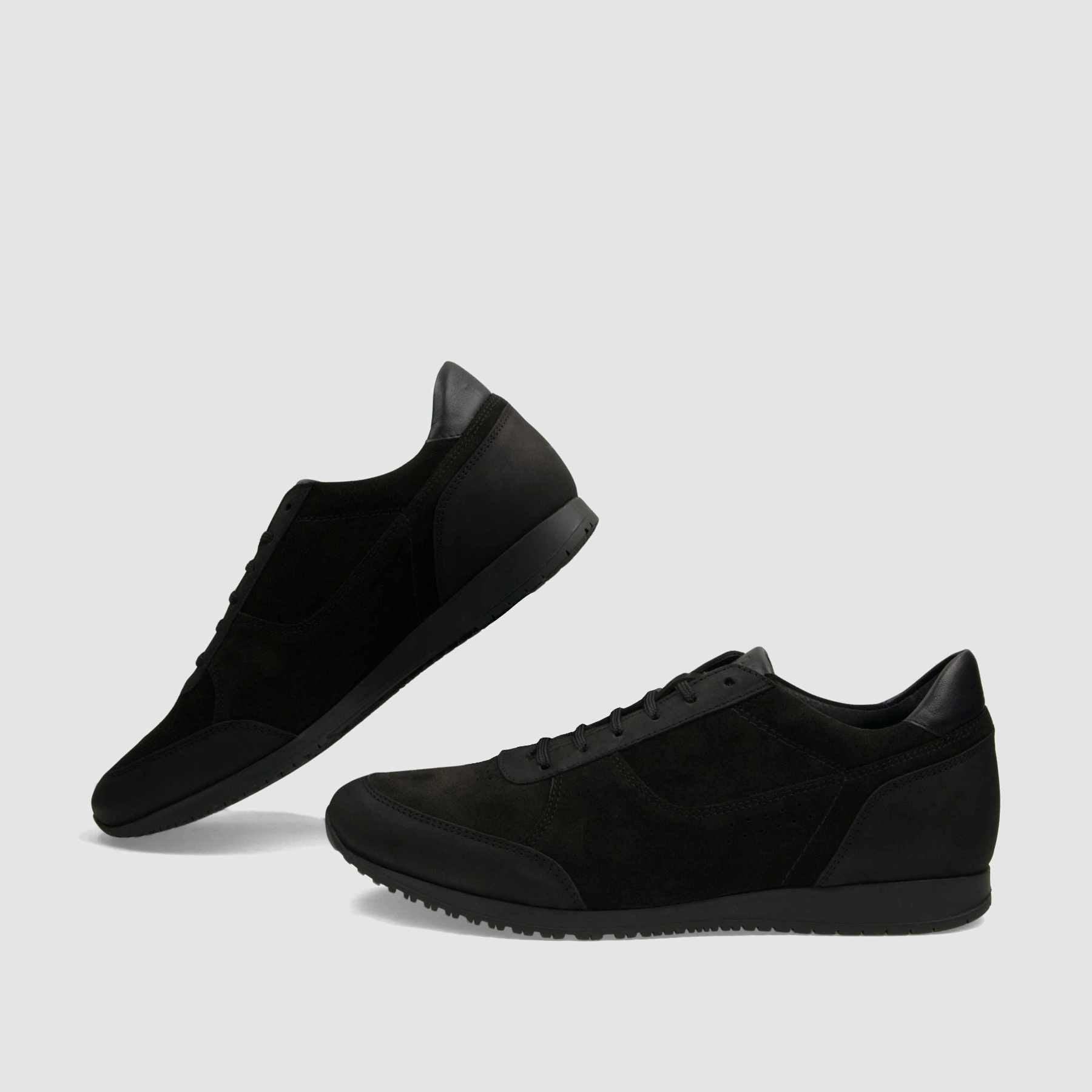 Trampki TAPI A - 7633 czarna nubukowa skóra - TAPI nero - Sneakersy i sportowe - Czarny - 6