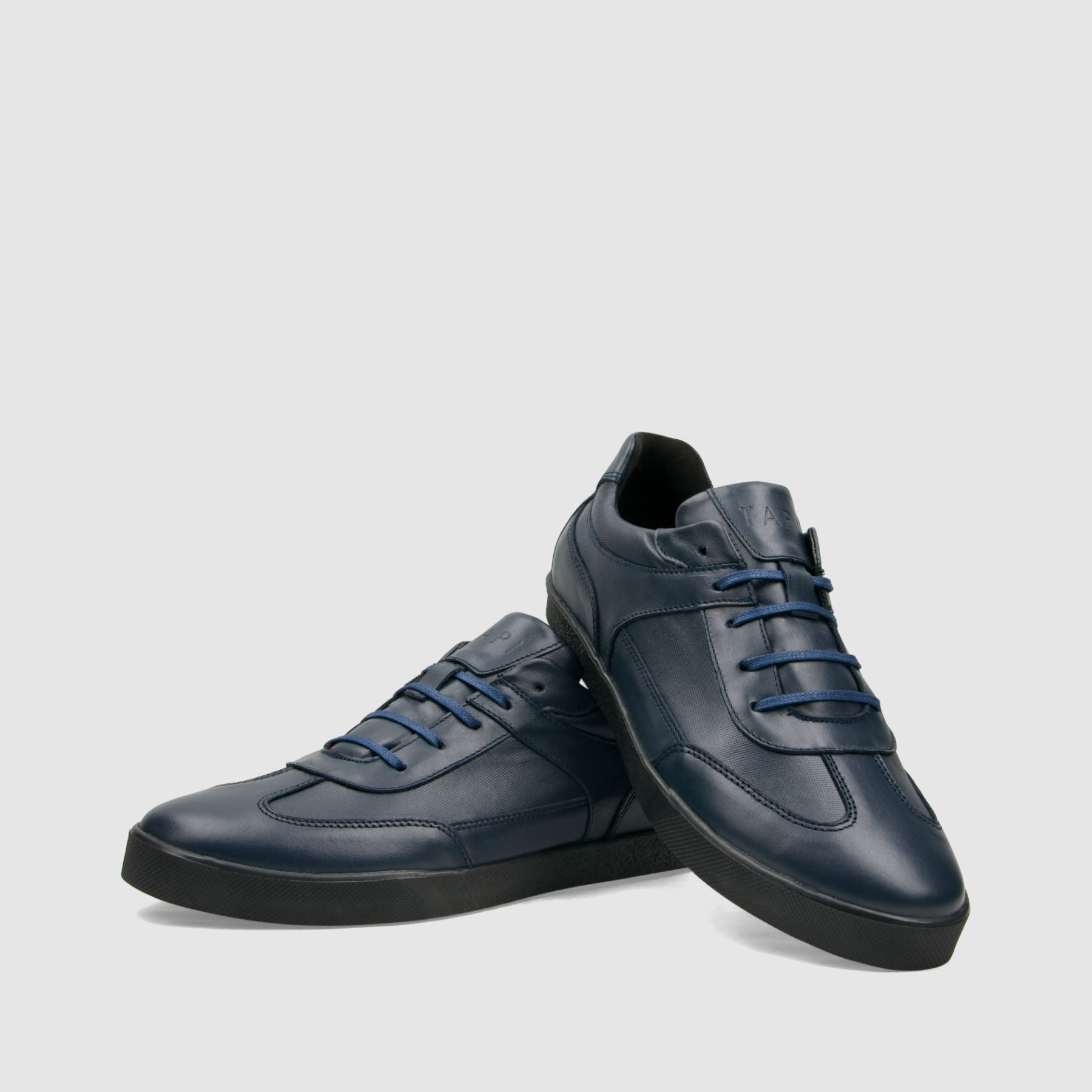 Trampki TAPI A - 7693 granatowa licowa skóra - TAPI nero - Trampki - Granatowy - 3