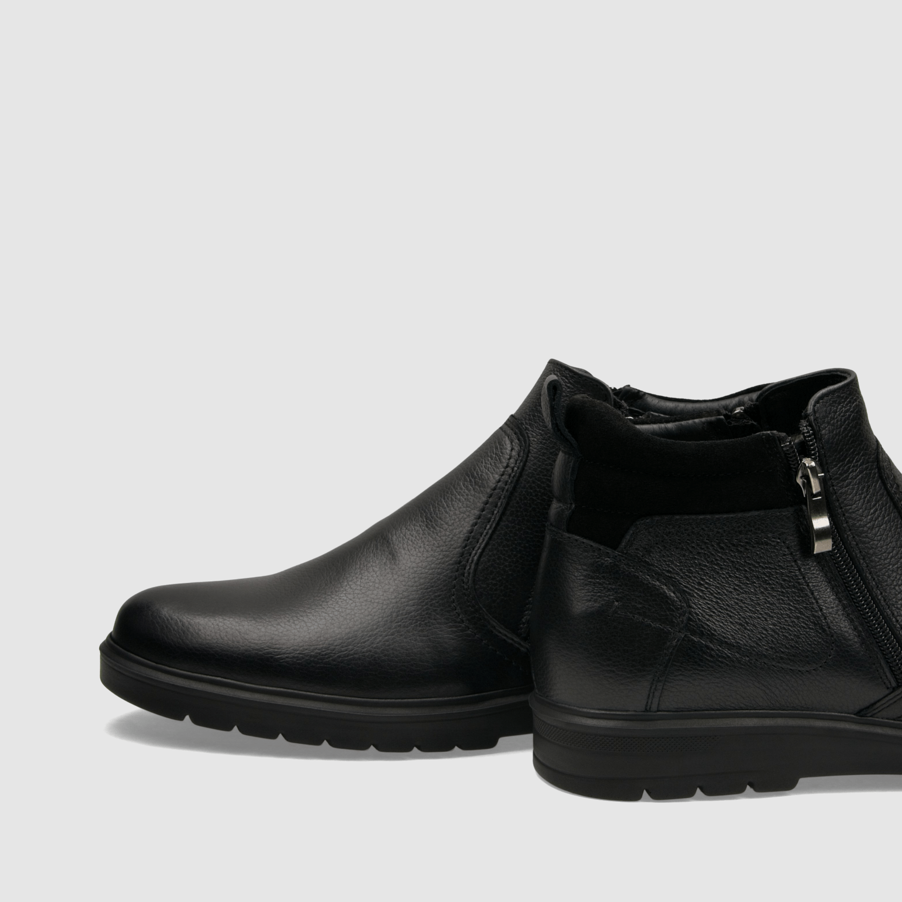 Trzewik casual TAPI E - 2505 czarna licowa skora - TAPI nero - Trzewiki na zamek casual - Czarny - 5