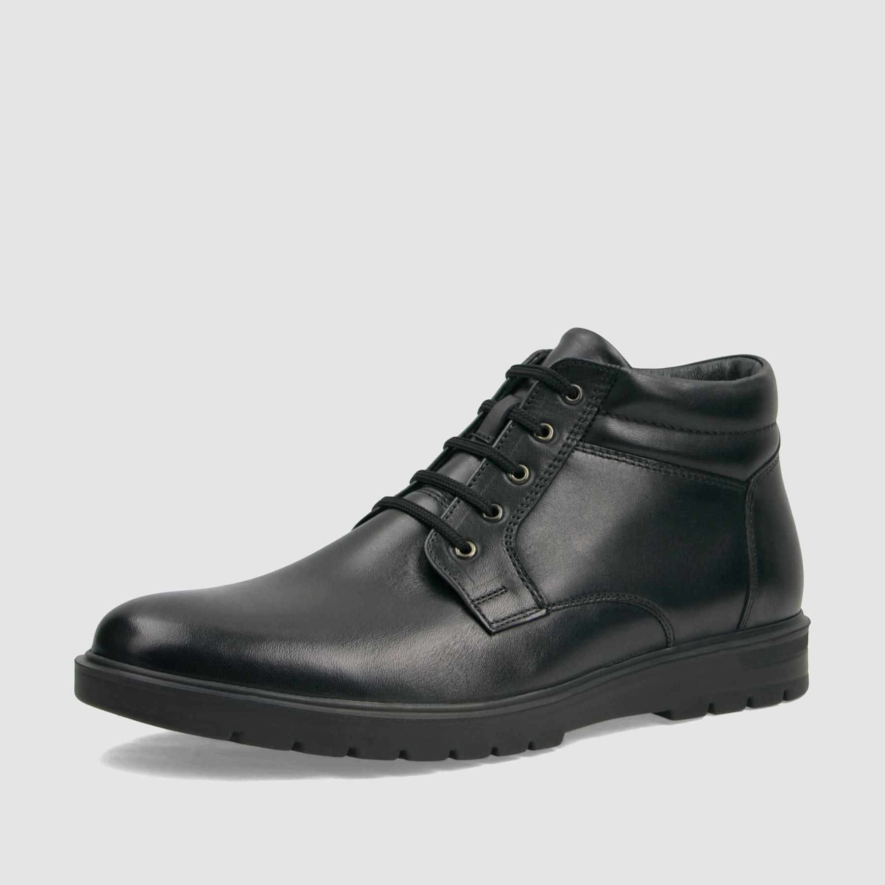 Trzewik casual TAPI G - 2486 czarna licowa skora - TAPI nero - Trzewiki sznurowane casual - Czarny - 1