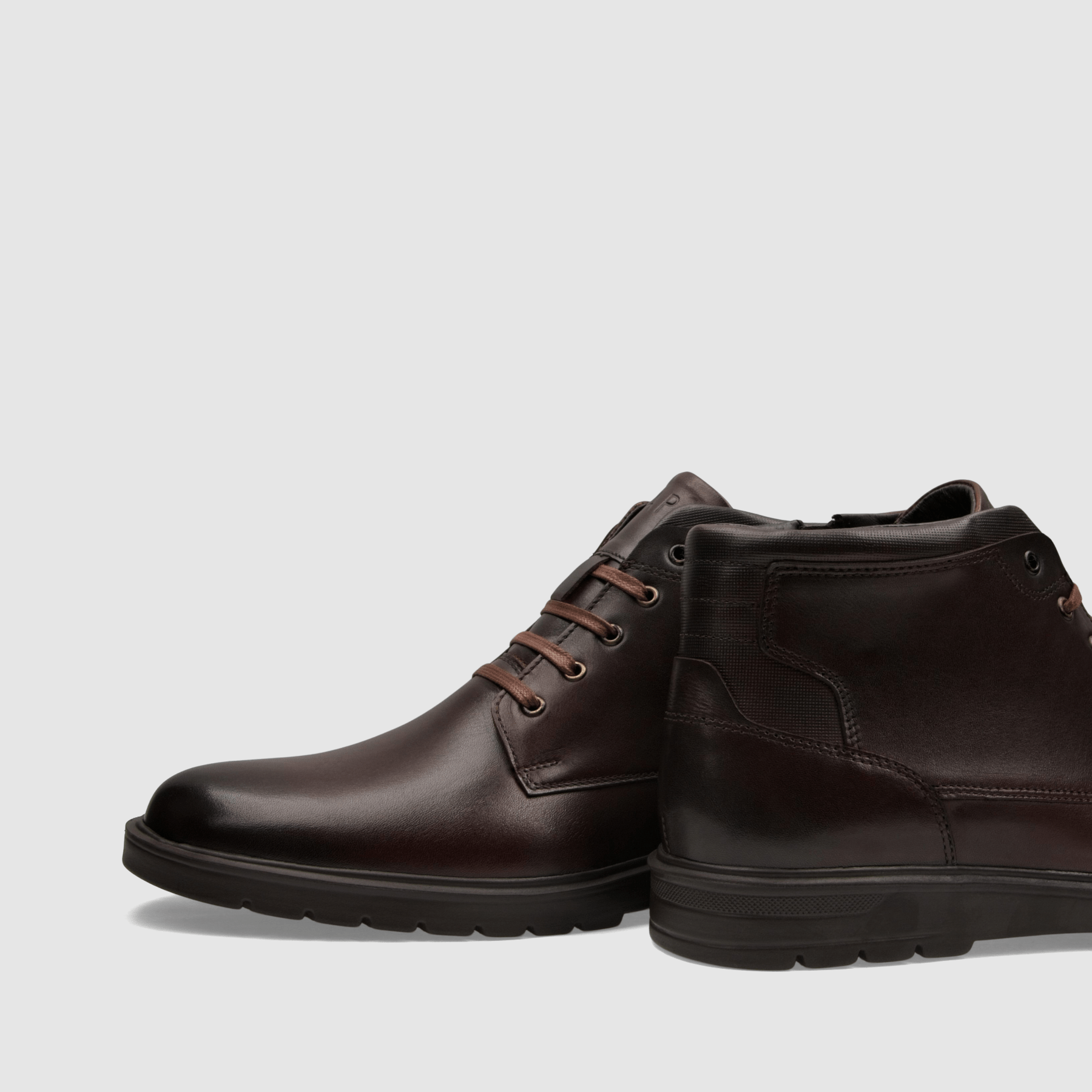 Trzewik casual TAPI O - 2483 ciemna brązowa licowa skóra - TAPI nero - Trzewiki sznurowane casual - Brązowy - 5