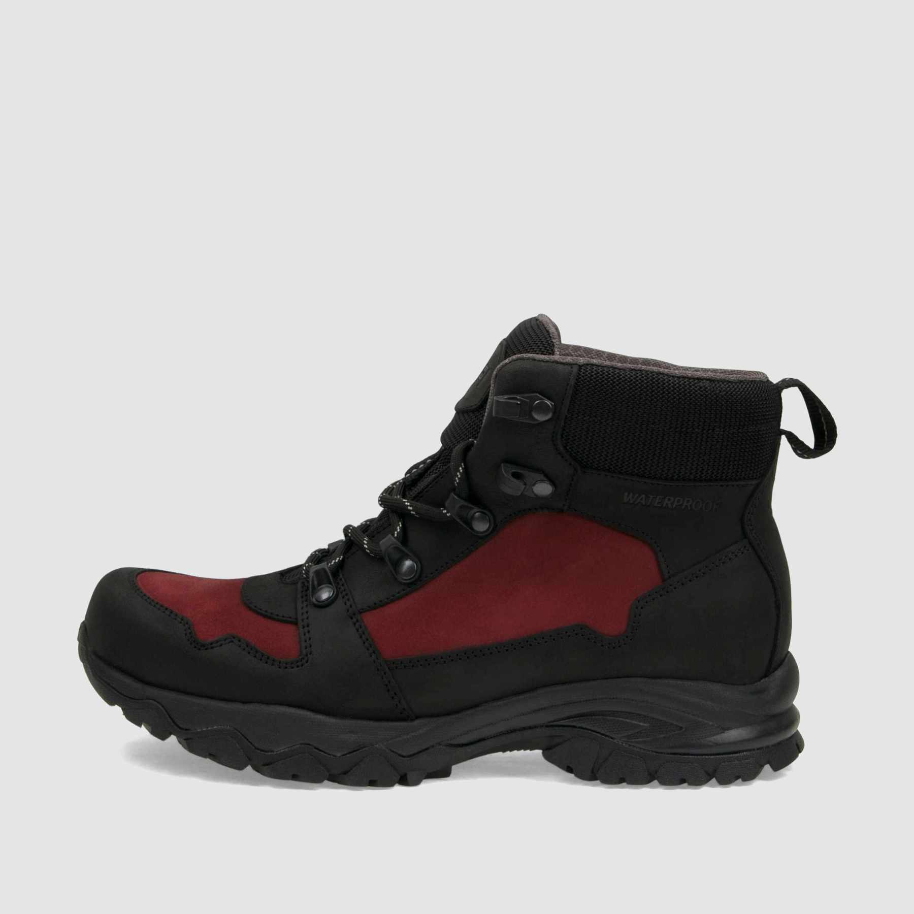 Trzewik trekkingowy TAPI F - 9152 czerwona skóra nubukowa - TAPI nero - Trzewiki trekkingowe damskie - Czerwony - 2