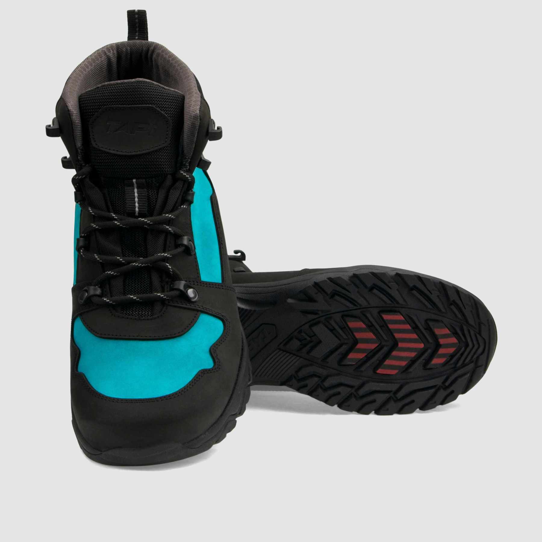 Trzewik trekkingowy TAPI G - 9152 jasno niebieska skóra nubukowa - TAPI nero - Trzewiki trekkingowe damskie - Niebieski - 4