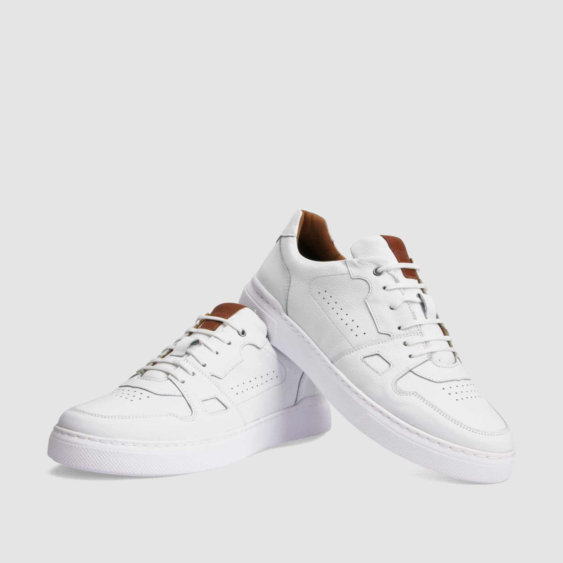TAPI D-7364 sneakers white grain leather