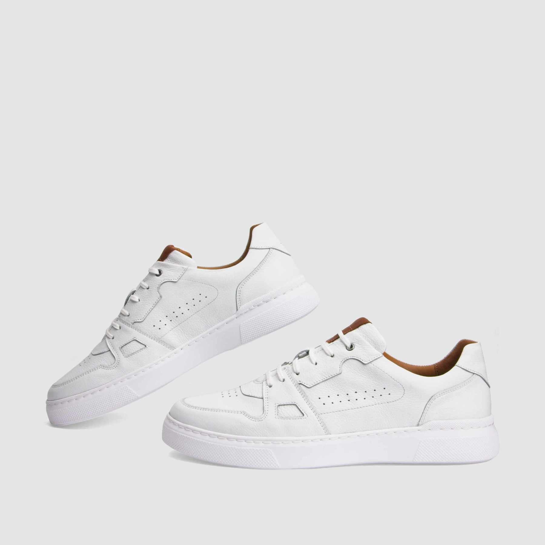 TAPI D-7364 sneakers white grain leather